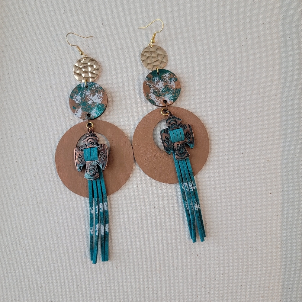 Handmade earrings.